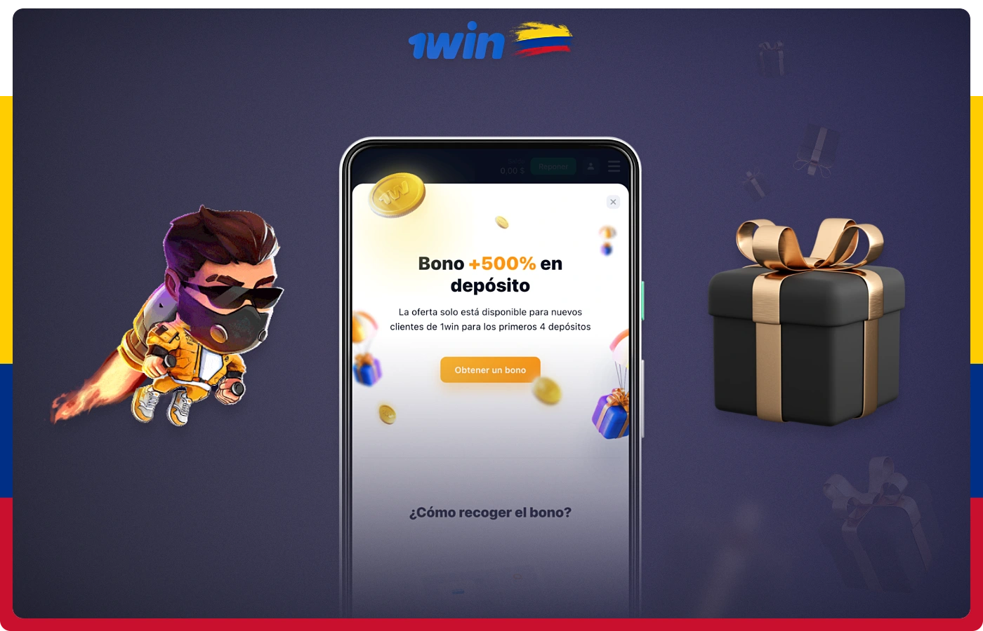 Los usuarios colombianos de 1win tienen a su disposición un generoso bono de bienvenida dirigido a nuevos jugadores