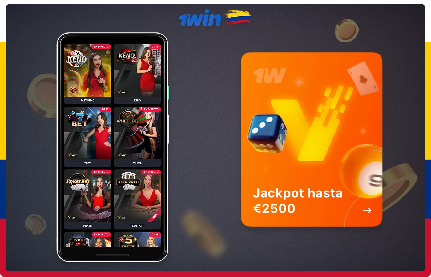 Los usuarios de 1win tienen una oportunidad única de ganar el Jackpot simplemente jugando en directo desde TVBET