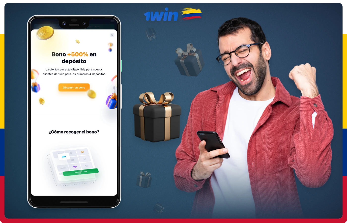 La aplicación móvil 1win ofrece generosos bonos a los usuarios colombianos
