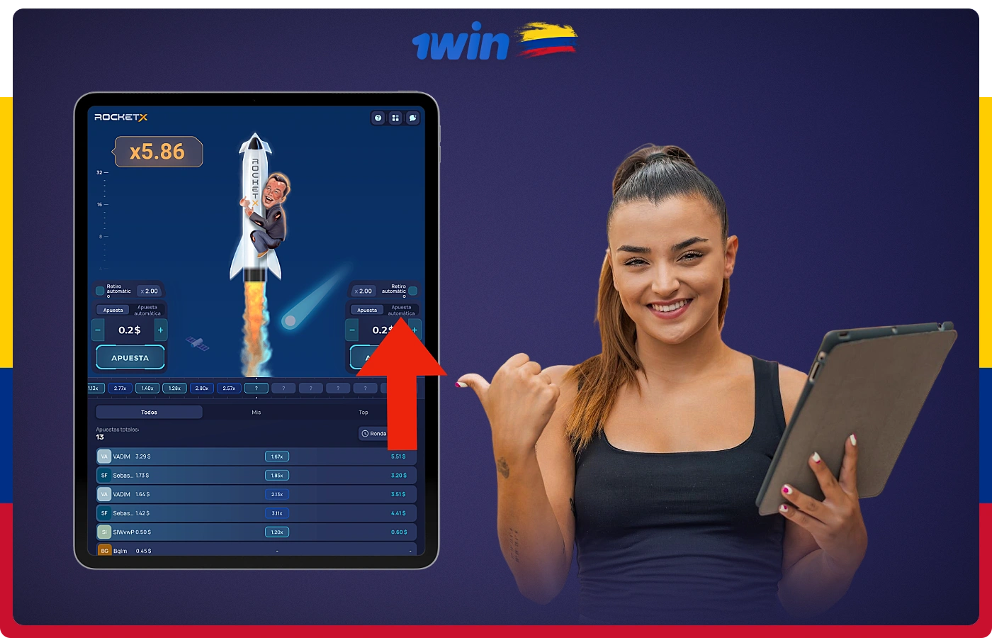 El juego 1win RocketX tiene muchas características, incluidas las apuestas automáticas