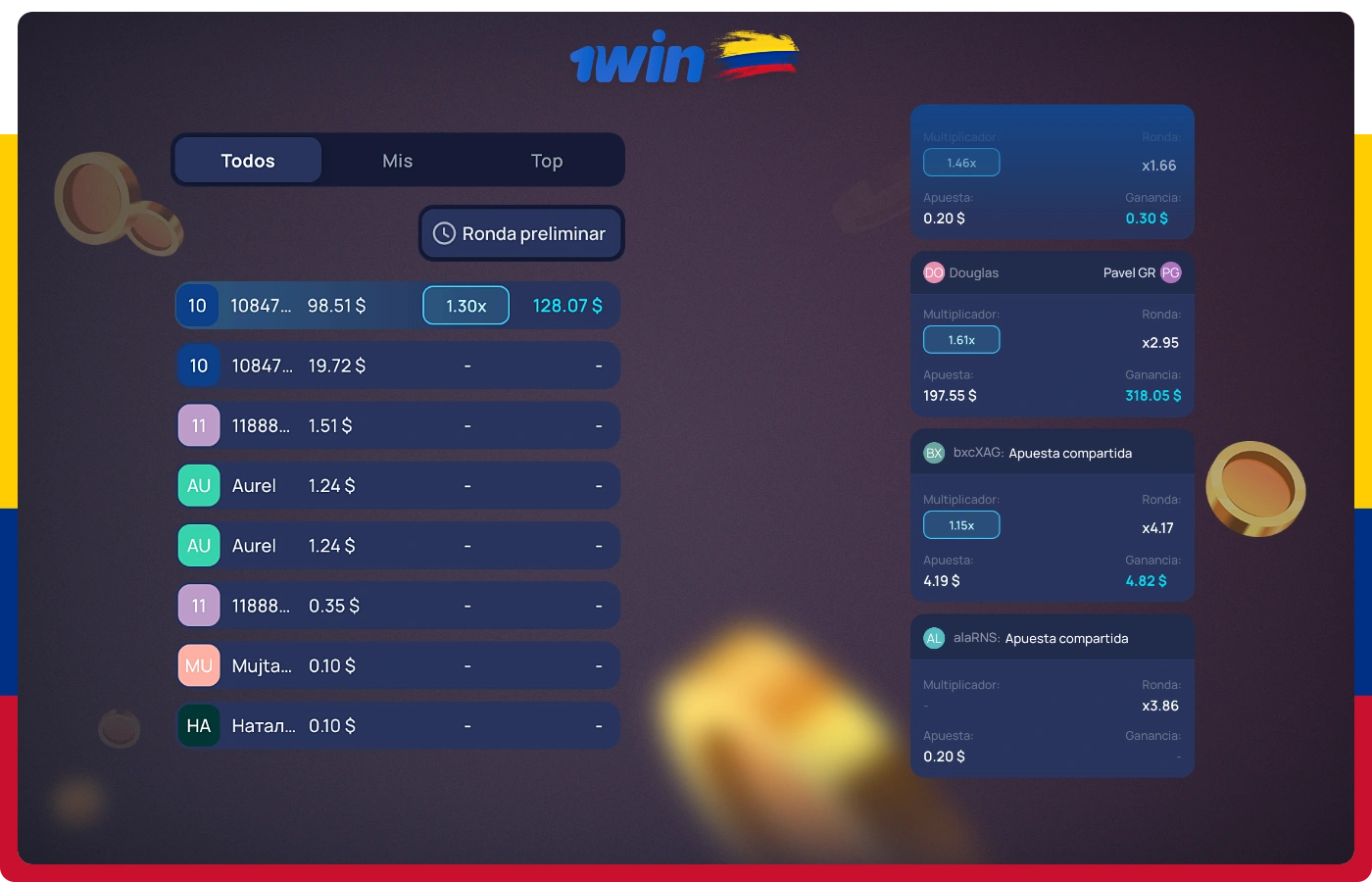 Una de las principales características de jugar a Rocket X en 1win Casino es que el usuario dispone de estadísticas detalladas en tiempo real