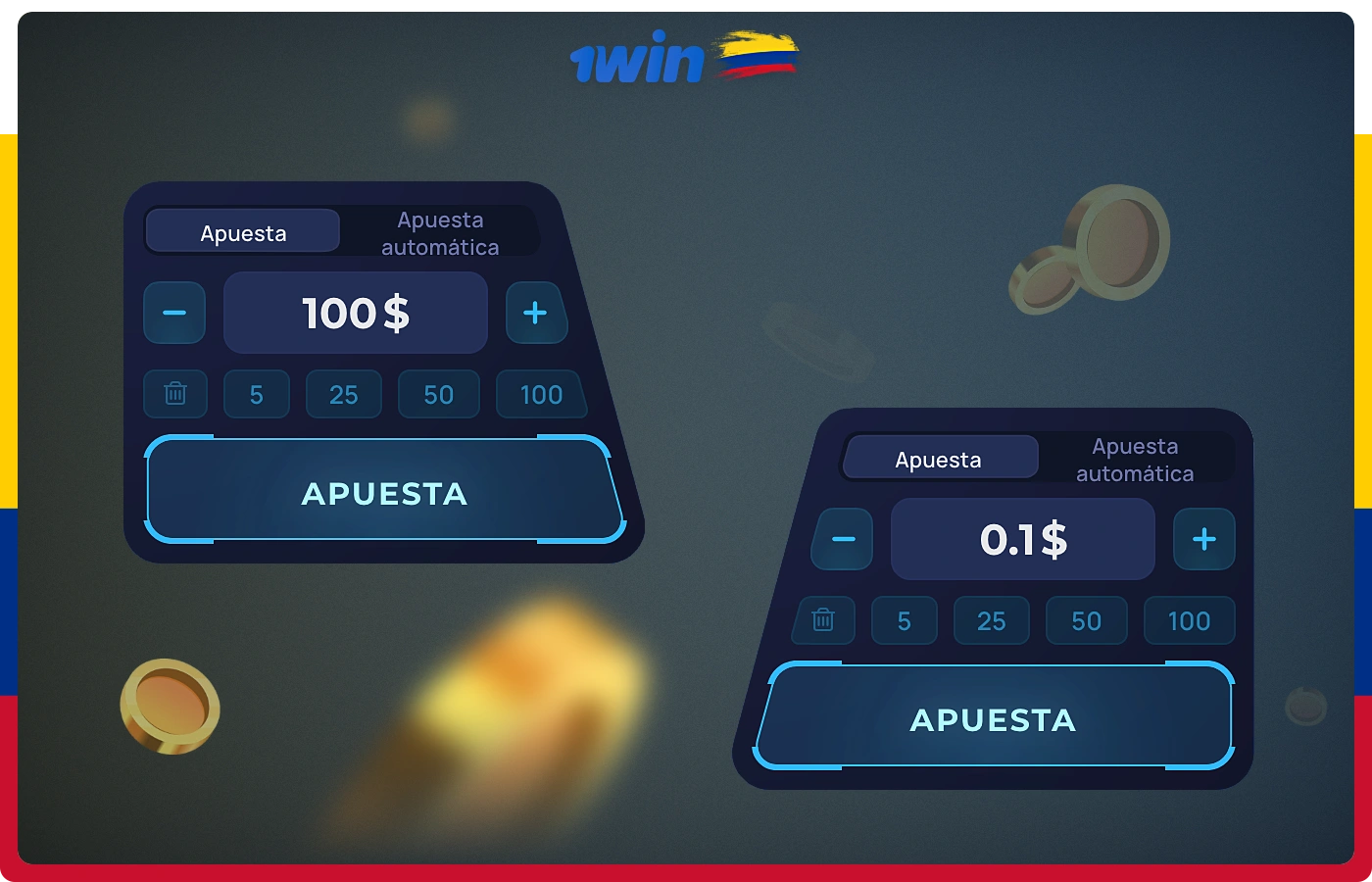 En el juego RocketX de 1win Casino, hay varias opciones de apuesta disponibles y ciertos límites de apuesta en ellas
