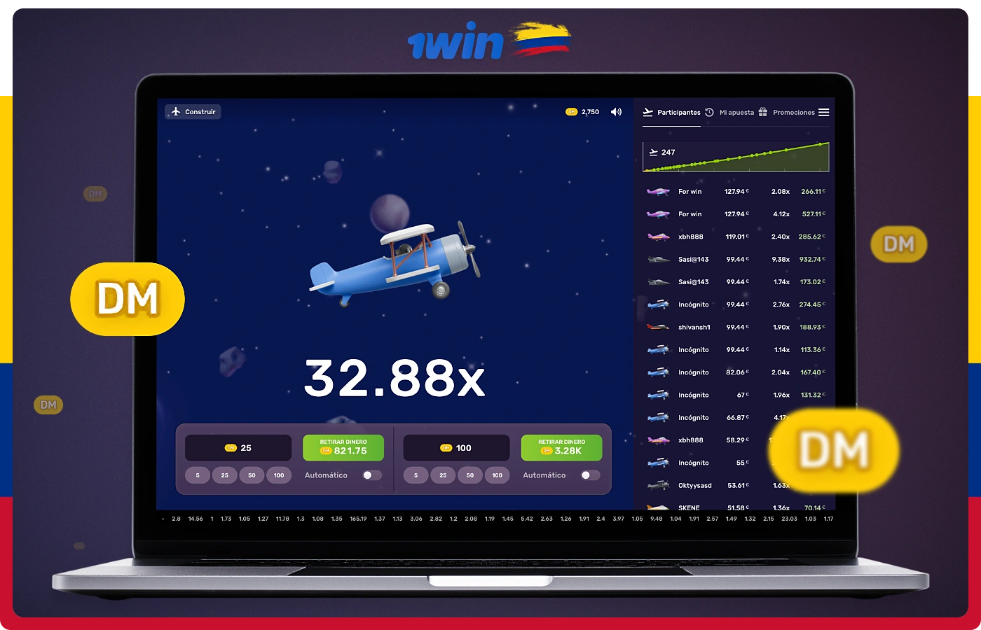 La demo de Aviatrix en 1win Casino es una buena manera de practicar y aprender las reglas básicas del juego