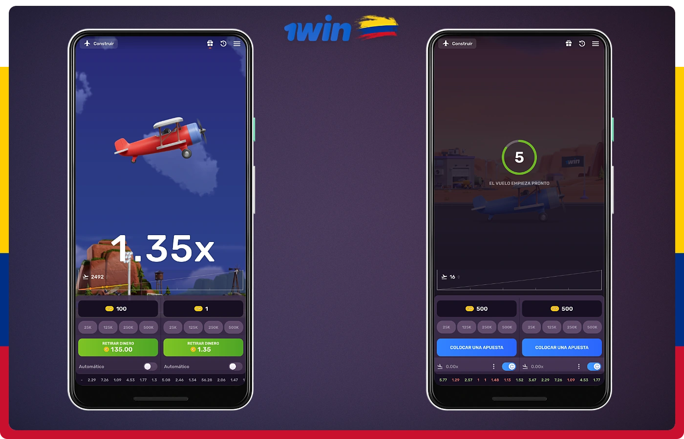 El juego 1win Aviatrix tiene varias opciones de apuesta, y es importante familiarizarse con sus límites