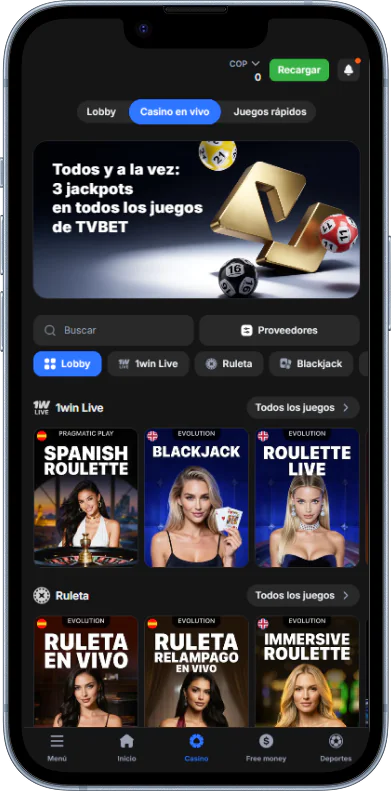 En la app de 1win hay juegos con crupieres en vivo disponibles
