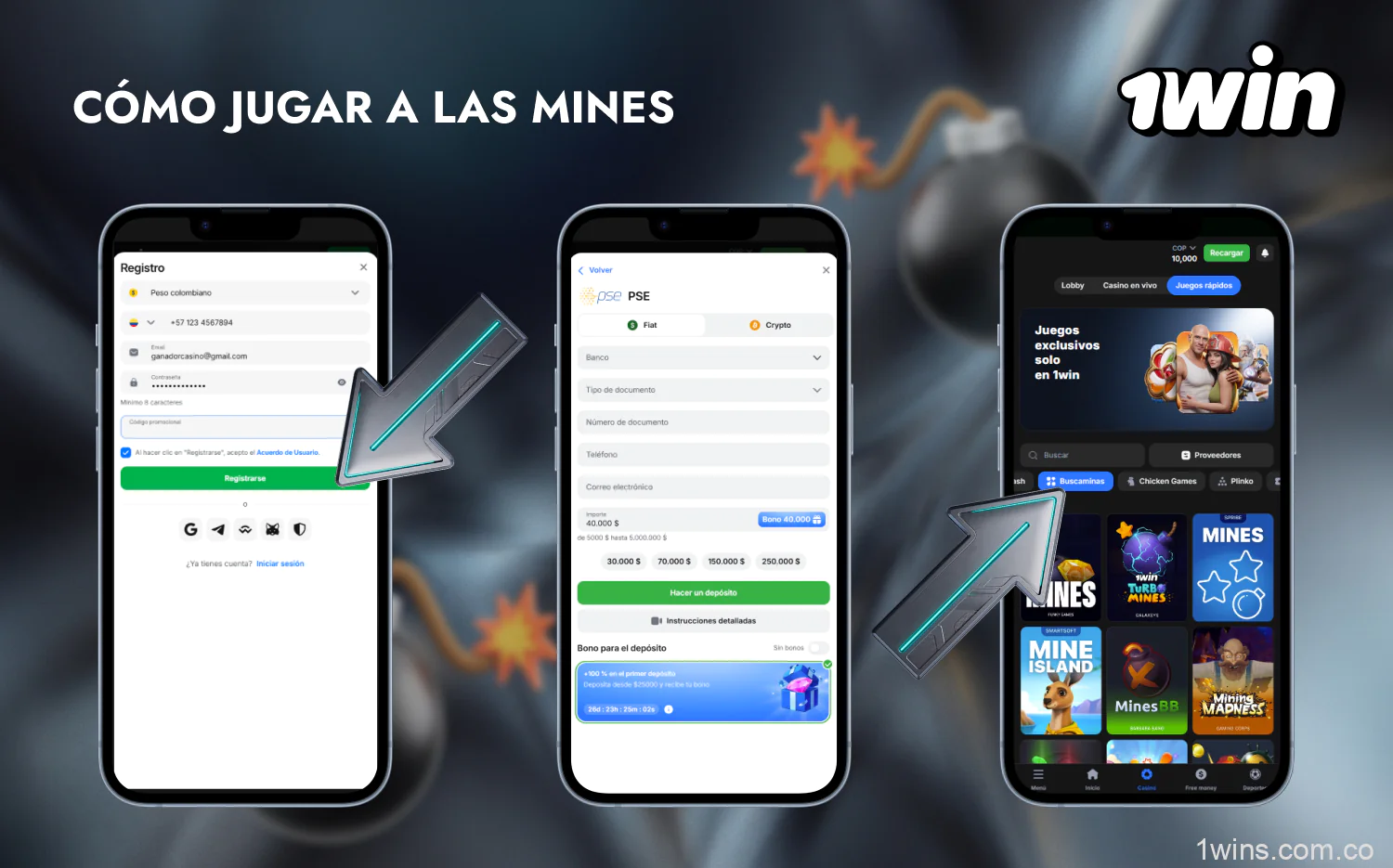 Para empezar a jugar a las minas en la plataforma 1win, sólo tienes que seguir unos sencillos pasos