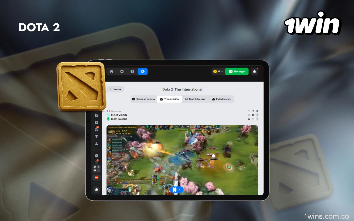 En 1win Colombia, los usuarios tienen acceso a una amplia gama de apuestas de Dota 2