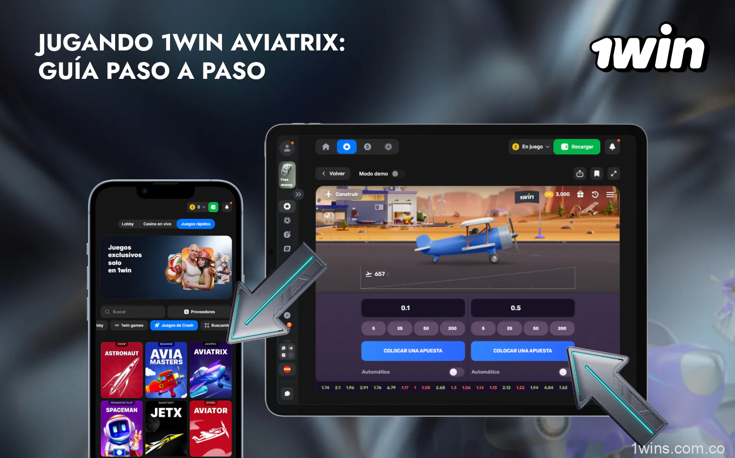 Para empezar a jugar a 1win Aviatrix tienes que seguir unos sencillos pasos