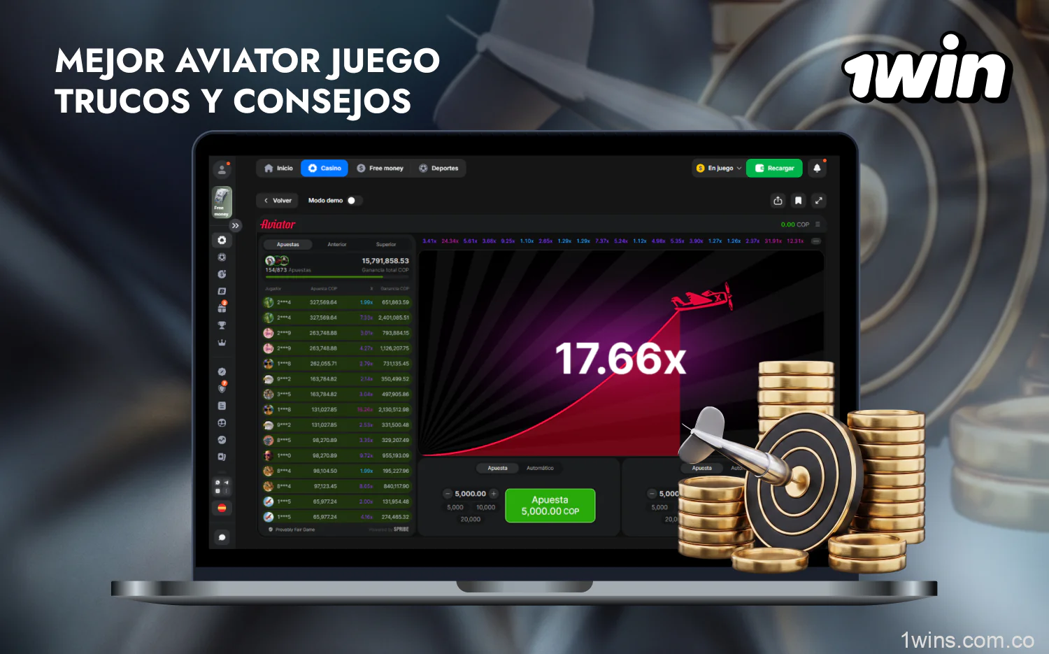 Consejos y trucos de aviador para aumentar tus posibilidades de ganar en 1win