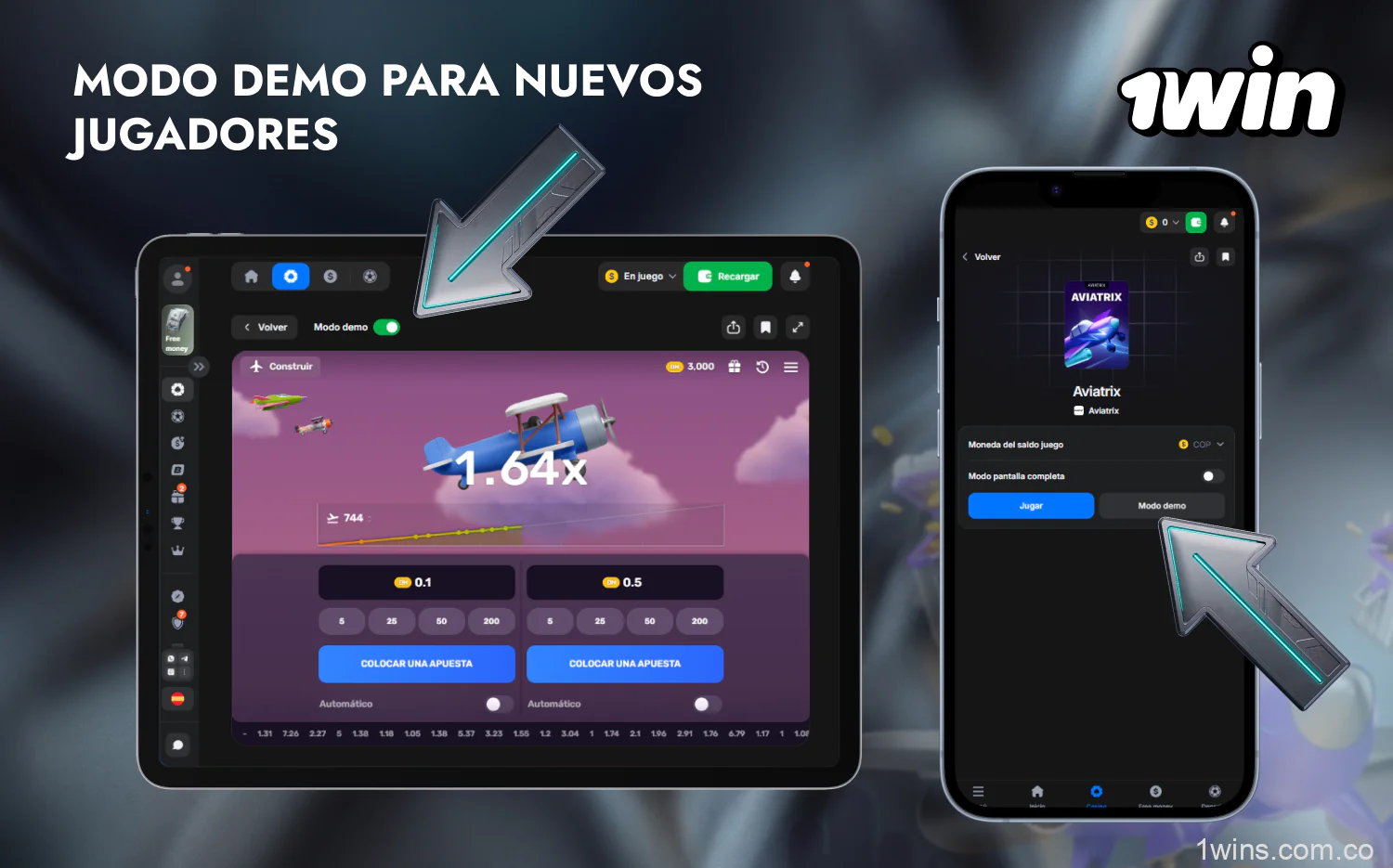 La demo de Aviatrix en 1win Casino es una buena manera de practicar y aprender las reglas básicas del juego