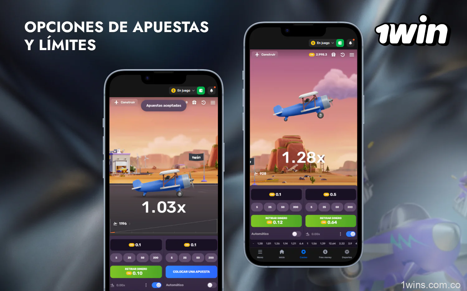 El juego 1win Aviatrix tiene varias opciones de apuesta, y es importante familiarizarse con sus límites