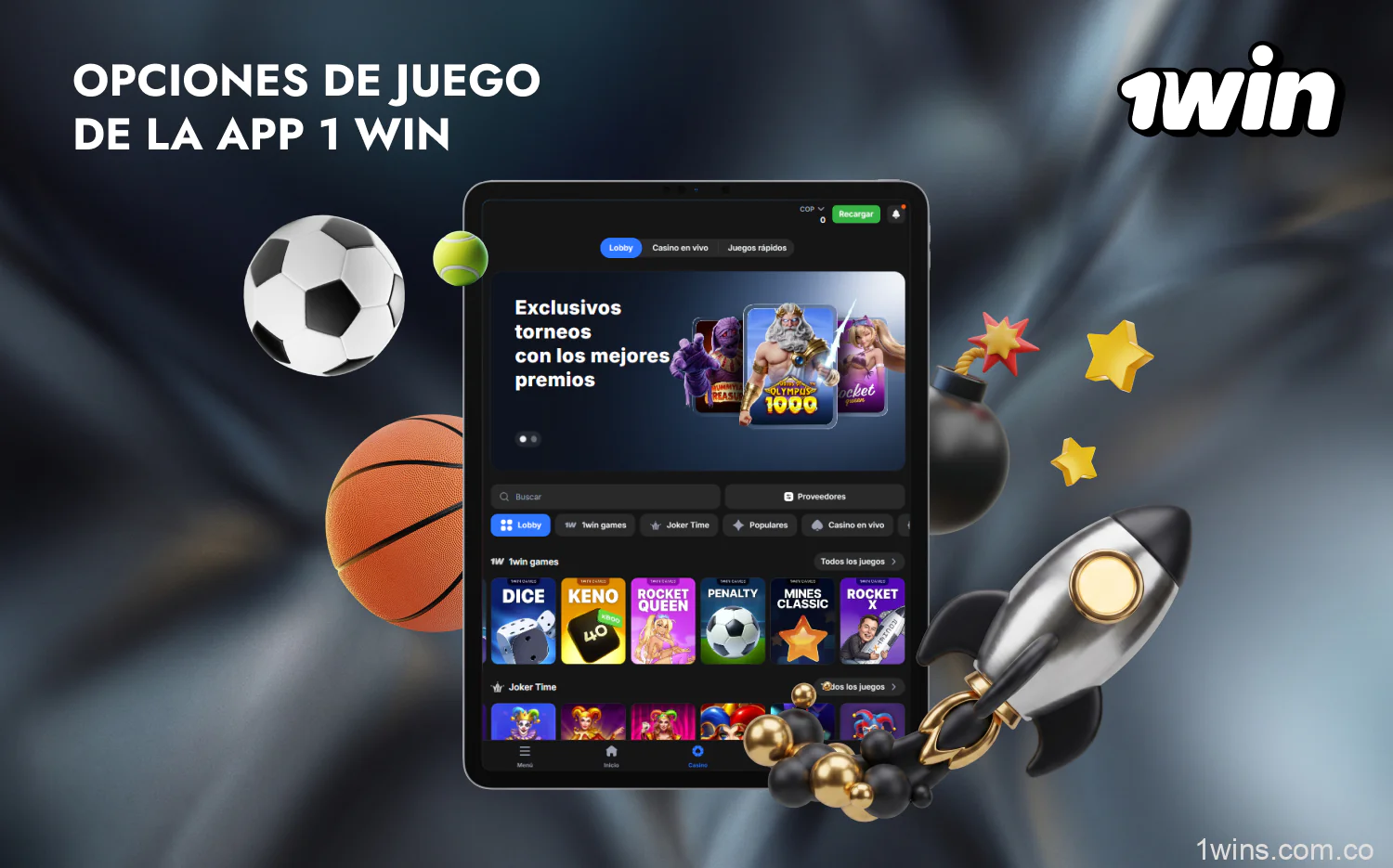 La aplicación 1win no sólo te da acceso a apuestas deportivas y de casino, sino que también te permite jugar a cientos de emocionantes juegos