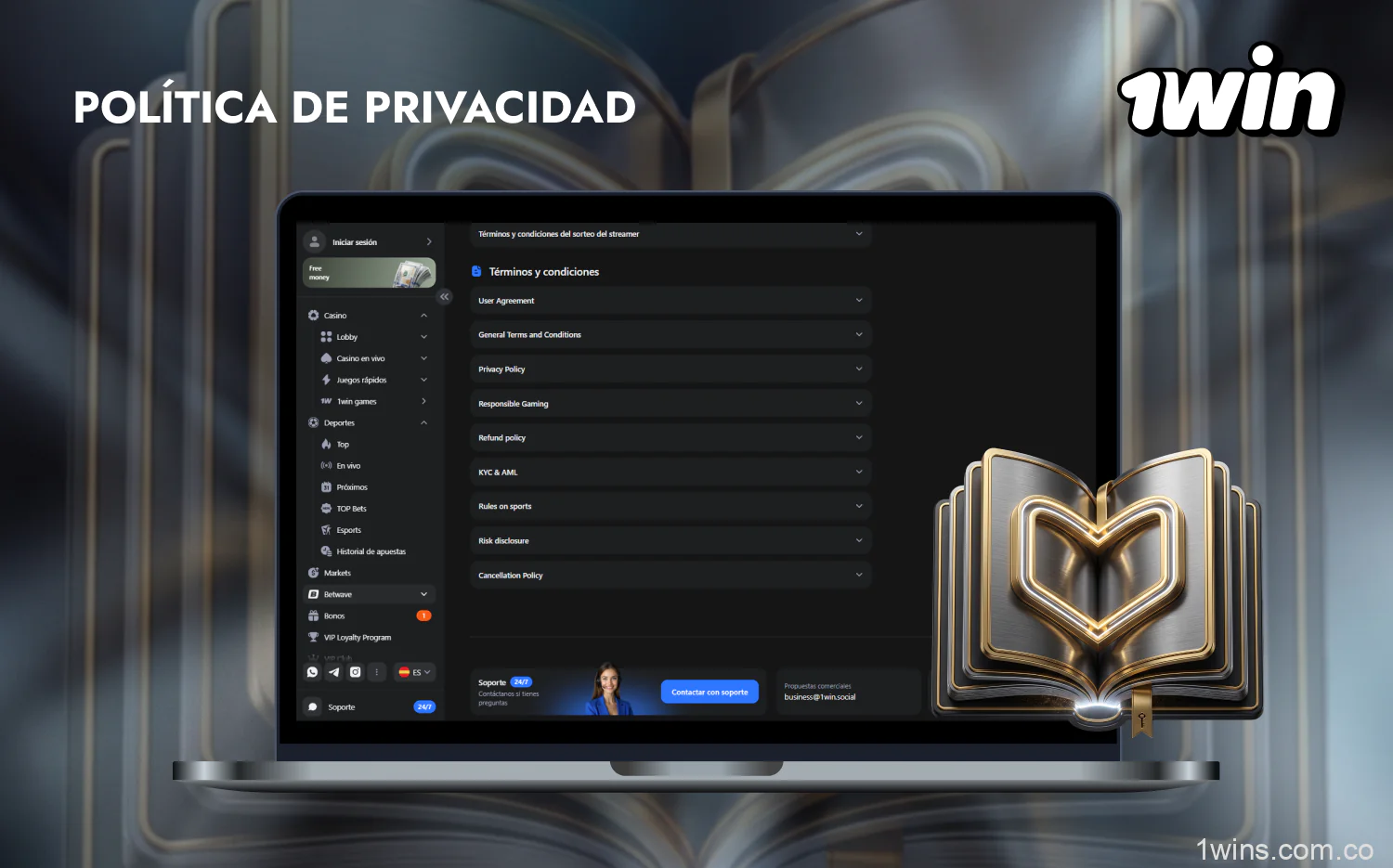1win se preocupa por la seguridad de los datos personales de sus clientes colombianos