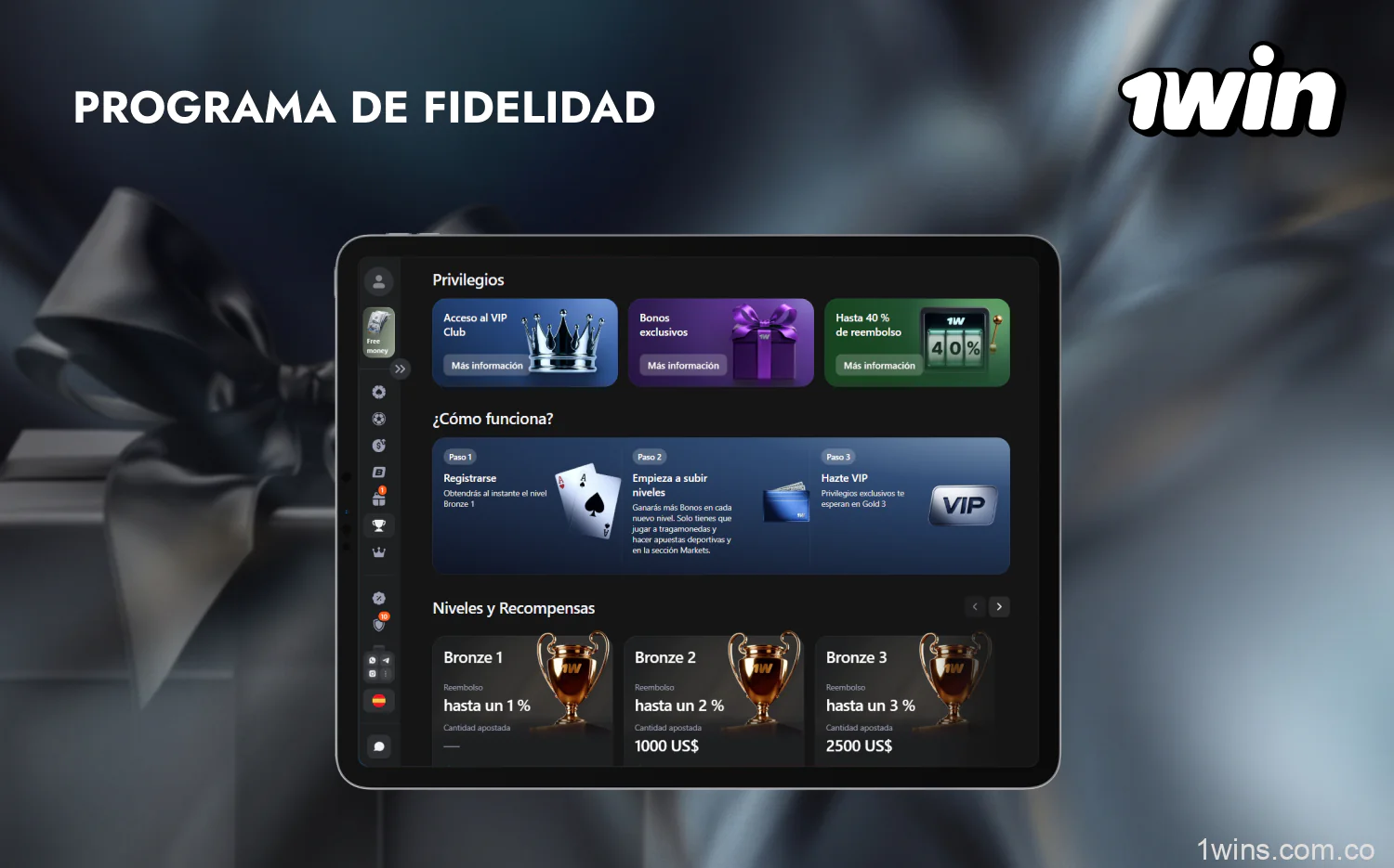 Para recibir bonificaciones adicionales de 1win, los usuarios de Colombia pueden participar en el programa de fidelización