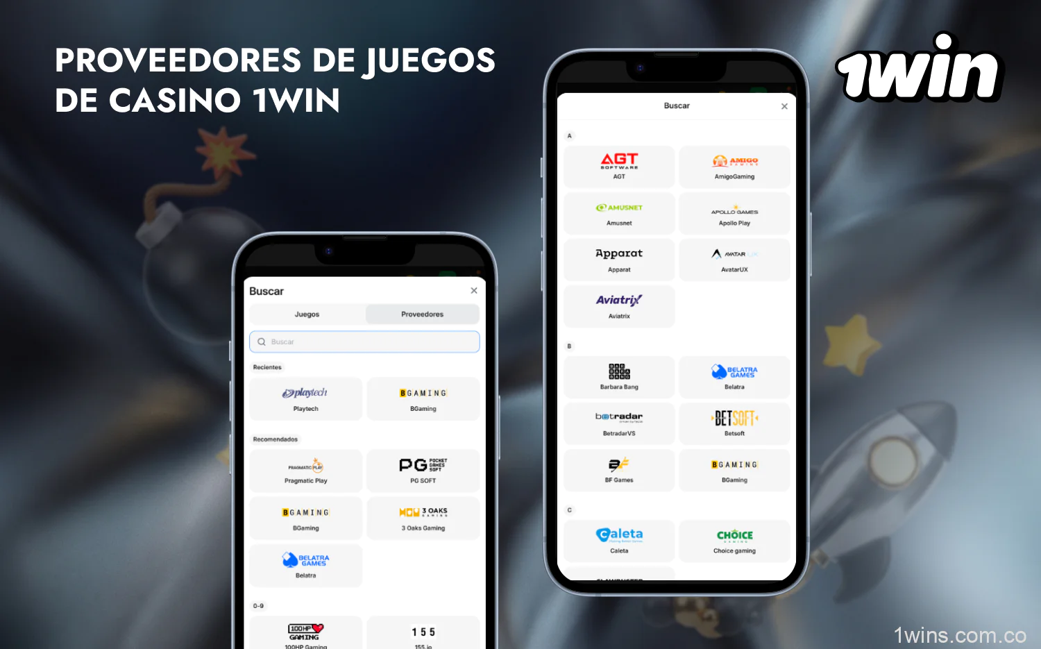 El casino 1win Colombia ofrece juegos con licencia de los mejores fabricantes de software